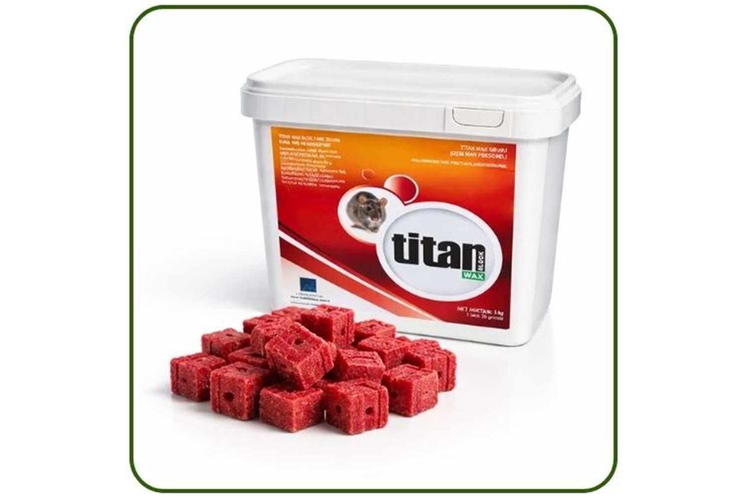 Titan Wax Blok Fare Zehiri | 25 Kg
