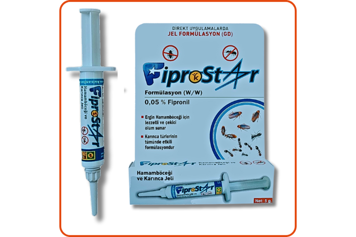 Fiprostar Hamamböceği ve Karınca Jel Yem | 5 Gram
