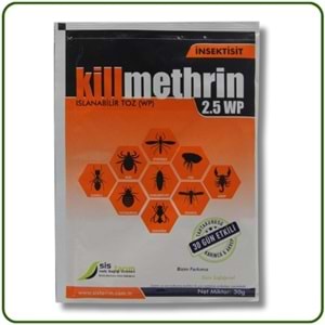 Killmethrin 2.5 WP Toz Haşere İlacı | 30 gr