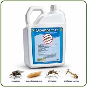 Oxymos 20 EC Larvasit Haşere | Karasinek | Sivrisinek | 100 ml
