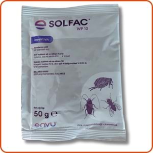 Bayer Solfac WP 10 Toz Haşere Öldürücü | 50 Gram