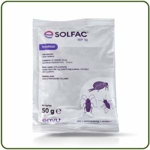 Bayer-Envu Solfac WP 10 Toz Haşere Öldürücü | 50 Gram