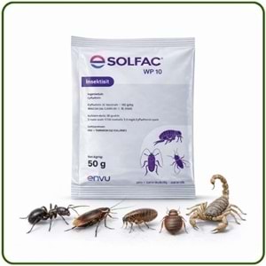 Bayer-Envu Solfac WP 10 Toz Haşere Öldürücü | 50 Gram