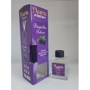 Aura Fresh Bermet Kimya Böğürtlen Bahçesi Bambu Çubuklu Dekoratif Oda Kokusu| 100 Ml