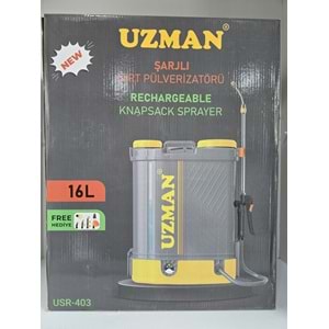 Uzman Şarjlı Sırt İlaçlama Pompası | 16 Litre