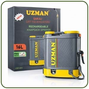 Uzman Akülü-Şarjlı Sırt İlaçlama Pompası | 16 Litre