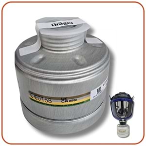 Drager X-Plore 6300 Tam Yüz İlaçlama Maskesi | Filtre Ayrı Satılır