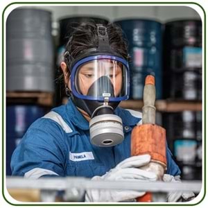 Drager X-Plore 6300 Tam Yüz İlaçlama Maskesi | Filtre Ayrı Satılır
