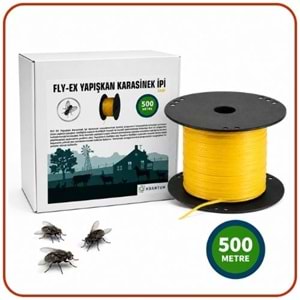 Fly-ex Yapışkan Karasinek İpi | 500 Metre