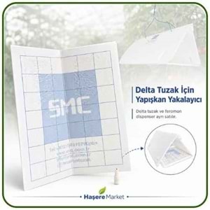 SMC Delta Tuzaklar İçin Yapışkan Tabla | Feromon ve Delta Tuzak Ayrı Satılır