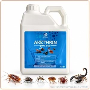 Akethrin PRO EW Kokulu Haşere İlacı | 5 Litre