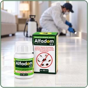 Alfadom 10 SC Kokusuz Haşere İlacı | 50 Ml