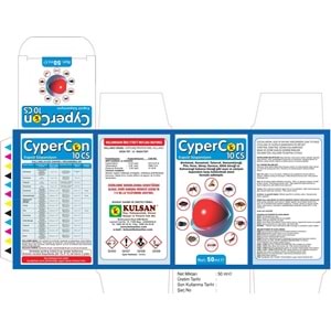 Cypercon 10 CS Kokusuz Haşere İlacı | 50 Ml