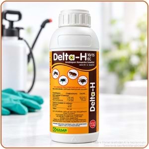 Delta-H 10/15 EC Kokulu Haşere İlacı | 1 Litre