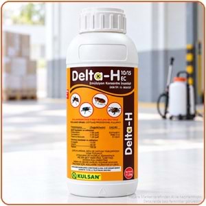 Delta-H 10/15 EC Kokulu Haşere İlacı | 1 Litre