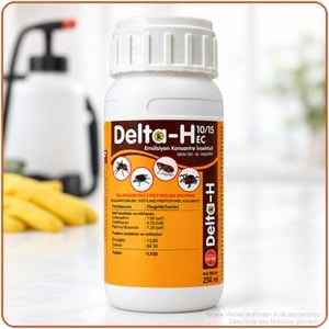 Delta-H 10/15 EC Kokulu Haşere İlacı | 250 Ml
