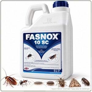 Fasnox SC 10 Kokusuz Haşere İlacı | 5 litre
