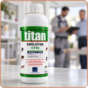 Titan Emülsiyon CY10 Kokulu Haşere İlacı | 1 Litre