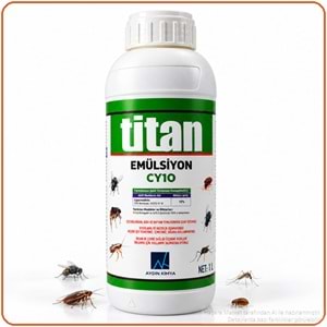 Titan Emülsiyon CY10 Kokulu Haşere İlacı | 1 Litre