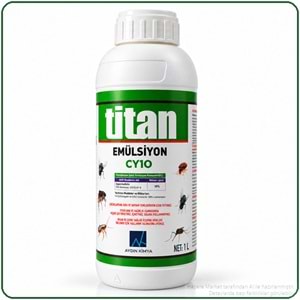 Titan Emülsiyon CY10 Kokulu Haşere İlacı | 1 Litre