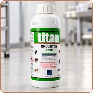 Titan Emülsiyon CY10 Kokulu Haşere İlacı | 1 Litre