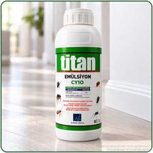 Titan Emülsiyon CY10 Kokulu Haşere İlacı | 1 Litre