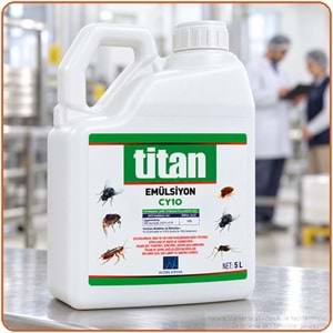 Titan Emülsiyon CY10 Kokulu Haşere İlacı | 5 Litre