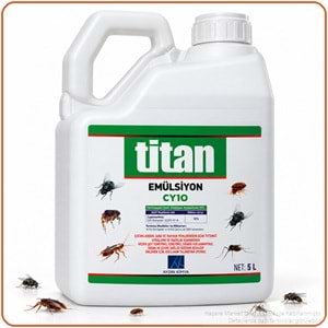 Titan Emülsiyon CY10 Kokulu Haşere İlacı | 5 Litre