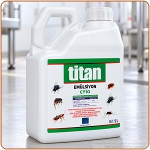 Titan Emülsiyon CY10 Kokulu Haşere İlacı | 5 Litre