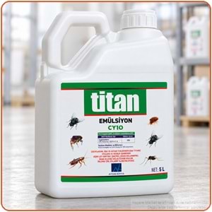 Titan Emülsiyon CY10 Kokulu Haşere İlacı | 5 Litre