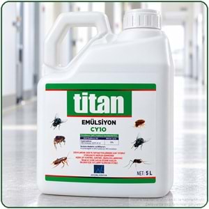 Titan Emülsiyon CY10 Kokulu Haşere İlacı | 5 Litre