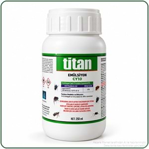 Titan Emülsiyon CY10 Kokulu Haşere İlacı | 250 Ml