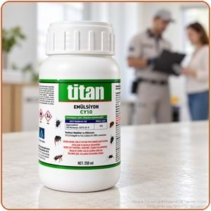 Titan Emülsiyon CY10 Kokulu Haşere İlacı | 250 Ml