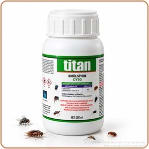 Titan Emülsiyon CY10 Kokulu Haşere İlacı | 250 Ml