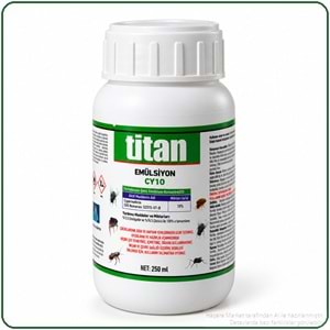 Titan Emülsiyon CY10 Kokulu Haşere İlacı | 250 Ml