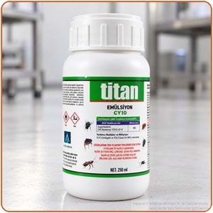 Titan Emülsiyon CY10 Kokulu Haşere İlacı | 250 Ml