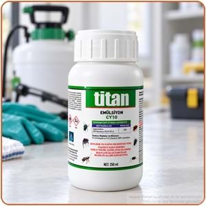 Titan Emülsiyon CY10 Kokulu Haşere İlacı | 250 Ml