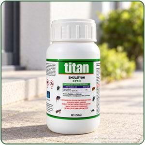 Titan Emülsiyon CY10 Kokulu Haşere İlacı | 250 Ml