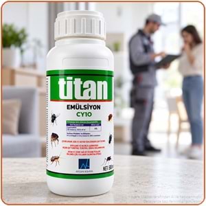 Titan Emülsiyon CY10 Kokulu Haşere İlacı | 500 Ml