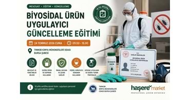 Biyosidal Ürün Uygulayıcı Güncelleme Eğitimi | Bursa 2026