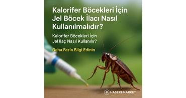 Jel Böcek İlaçları Kalorifer Böceği İçin Nasıl Kullanılır?