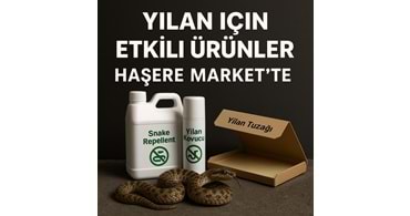 Yılan Sorunlarınız İçin Kesin Çözüm Ürünler Haşere Market te