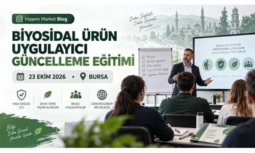 Biyosidal Uygulayıcı Güncelleme Eğitimi Bursa | 23 Ekim 2026