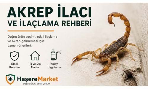 Akrep İlacı ve Akrep İlaçlama Rehberi