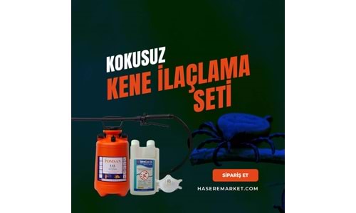 Geniş Alanlar İçin Güçlü ve Kokusuz Kene İlaçlama Seti
