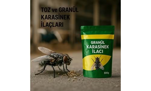Toz ve Granül Karasinek İlaçları - Etkili Karasinek Mücadele Yöntemleri
