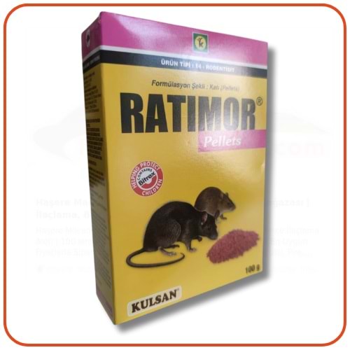 Ratimor Pellets Fare Zehiri | 100 Gram