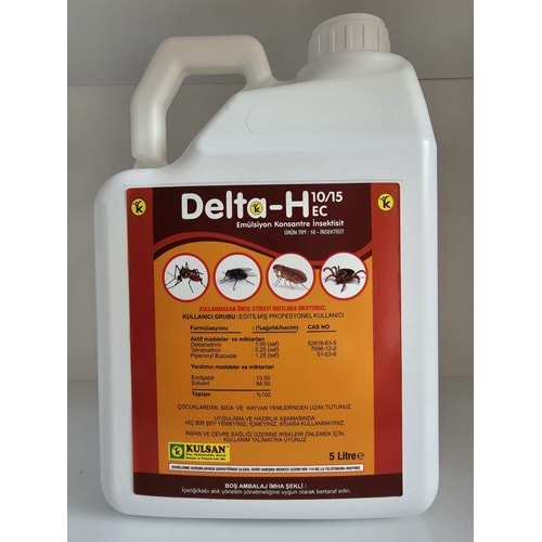 Delta-H 10/15 EC Kokulu Haşere Öldürücü | 5 Litre