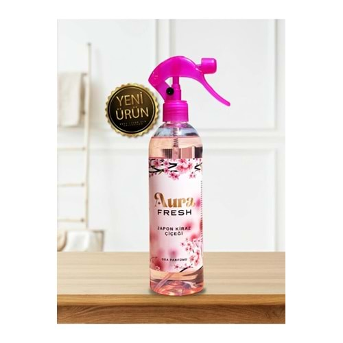 Aura Fresh Bermet Kimya Japon Kiraz Çiçeği Oda Spreyi | 400 Ml