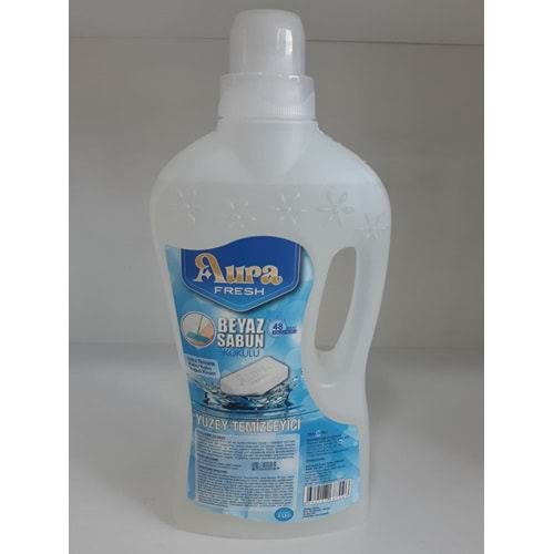 Aura Fresh Bermet Kimya Beyaz Sabun Yüzey Temizleyici | 1 Litre